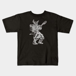 SEEMBO Viking Playing Guitar Guitarist Musician Music Band Kids T-Shirt